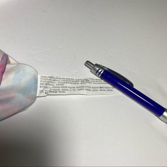 𝅺ZARA Bomber Jacket Tie-Dye All Over Print  Long Sleeve, Pockets, Zipper - Picture 9 of 16